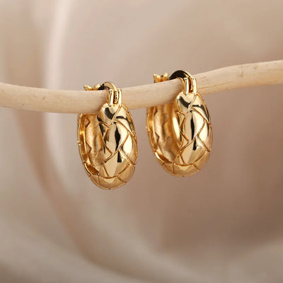 Pendientes redondos irregulares para mujer, de acero inoxidable, con forma geométrica, llamativos, para fiesta, joyería de moda, regalo, bisutería femenina