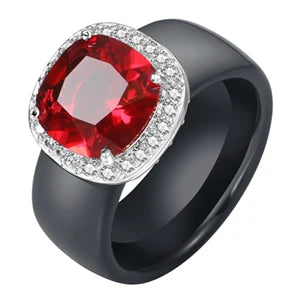 S925 Sterling Silver Green Stone Ring