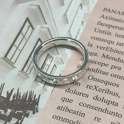 Aesthetic Vintage Sun Face Ring Stainless Steel – Punk / Gothic Couple Ring