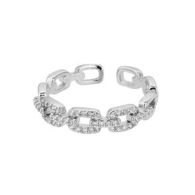 Zircon Crystal Stone Rainbow Rings For Women Stainless Steel Gold Color Wedding Couple Ring Christmas Jewelry Gift Bijoux Femme