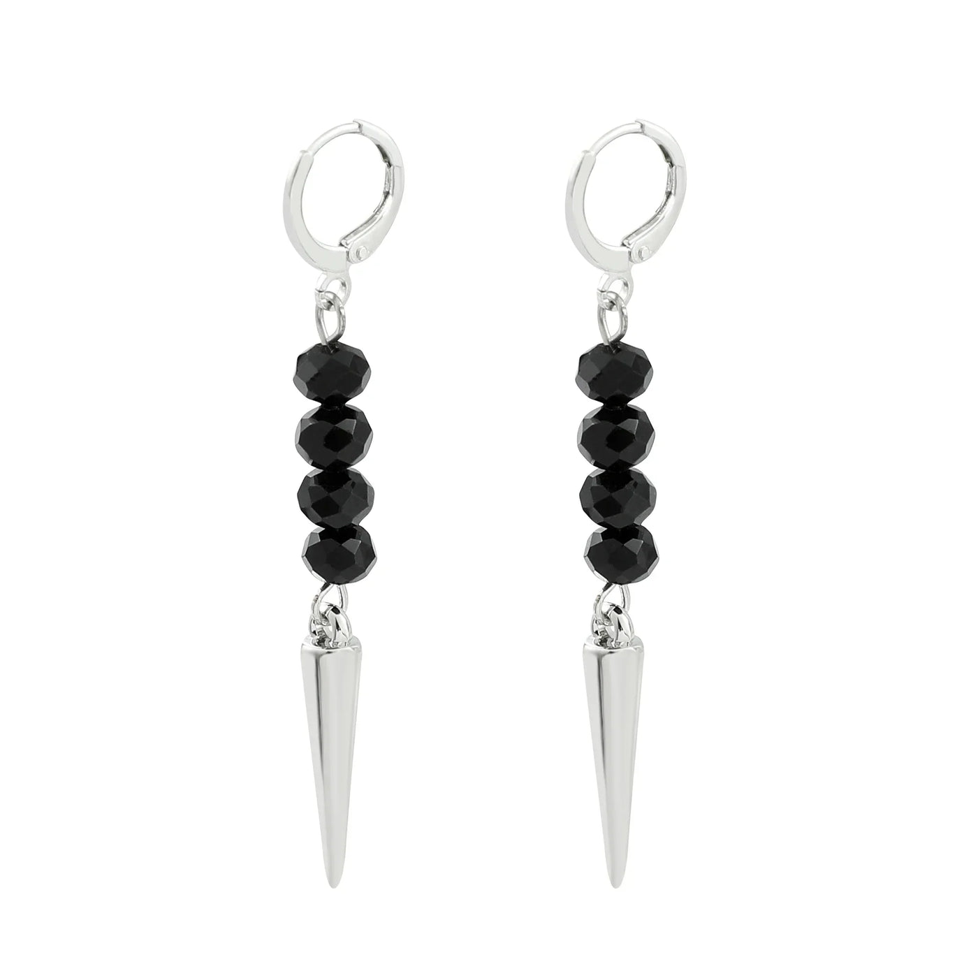Billy Hargrove Style Pendant Stud Earrings  on white background