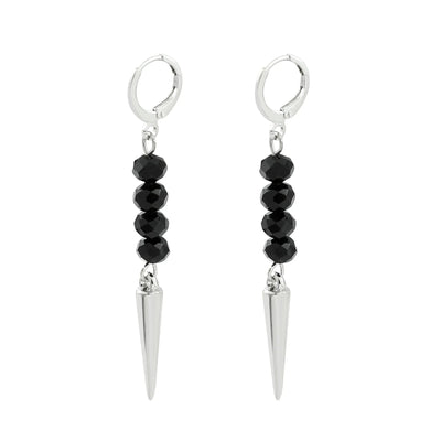 Billy Hargrove Style Pendant Stud Earrings  on white background