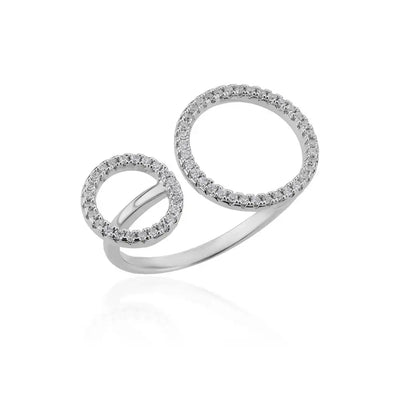 Gold-Plated Zircon Square Ring Stainless Steel – Wrapped Fashion Ring 2025