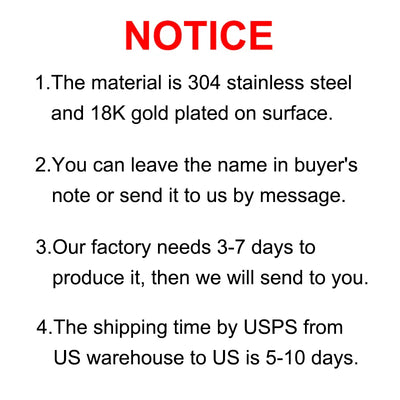 Old English Custom Name Necklaces For Women Men Stainless Steel Customized Necklace Pendant Personalized Goth Neck Chain Jewelry