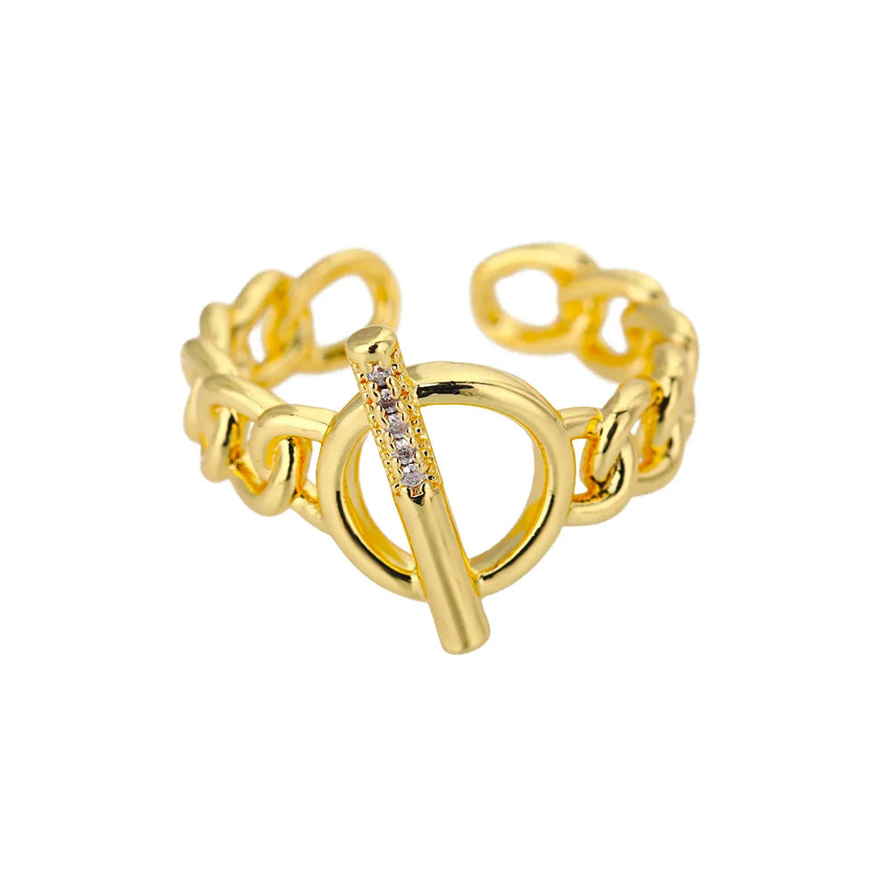 Zircon Crystal Stone Rainbow Rings For Women Stainless Steel Gold Color Wedding Couple Ring Christmas Jewelry Gift Bijoux Femme