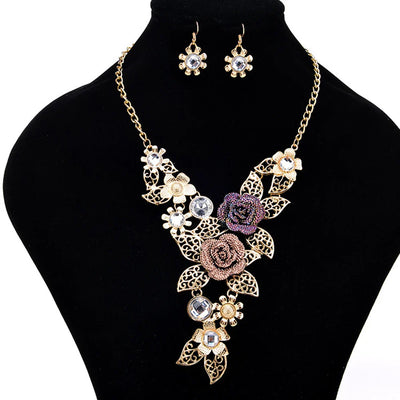 Collar con colgante de flor de perla artificial bohemia para mujer, gargantilla, joyería, regalo, venta al por mayor, envío directo, novedad